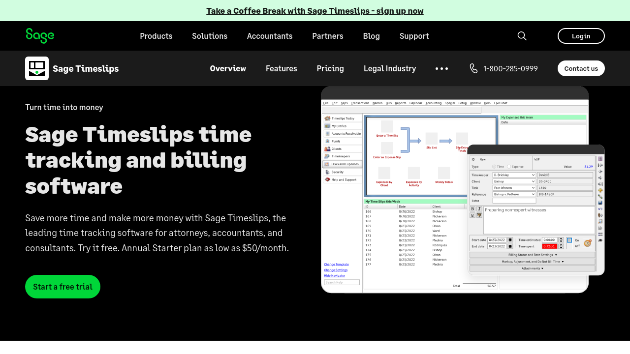 Sage Timeslips